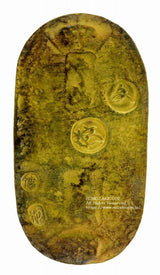 文政小判は文政2年~文政11年(1819~1828)に鋳造されました。  品位は金559 / 銀441 量目13.07g。  裏の極印が草書体の文の字なので、草文小判ともいいます。  鑑定書・桐箱付き。