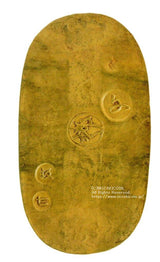 文政小判は文政2年~文政11年(1819~1828)に鋳造されました。  金55.9% 銀44.1% 量目13.07g。  裏の極印が草書体の文の字なので、草文小判ともいいます。  鑑定書・桐箱付き。