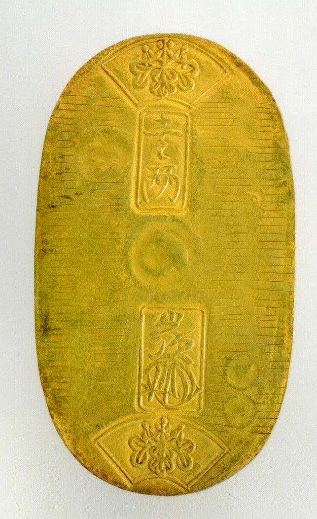 天保小判金 背刻印 仲当 鑑定書付 225 – 野崎コイン