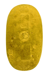 享保小判は正徳4年~元文元年(1714~1736)まで鋳造されました。  品位は金861 / 銀139 量目17.78g です。  鑑定書・桐箱付き。