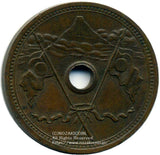 富士旗銭 五分 試鋳貨 鑑定書付339 - 野崎コイン