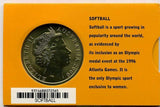 オーストラリア シドニーオリンピック5ドル黄銅貨 ソフトボール - 野崎コイン