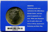オーストラリア シドニーオリンピック5ドル黄銅貨 水泳 - 野崎コイン