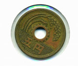 5円 昭和25年 角度ズレエラー - 野崎コイン