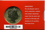 オーストラリア シドニーオリンピック5ドル黄銅貨 馬術 - 野崎コイン