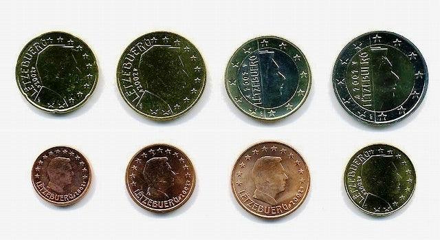 ルクセンブルク ユーロコイン８種セット – 野崎コイン