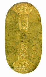 天保小判は天保8年〜安政5年 (1837~1858)に鋳造されました。  金56.8% 銀43.2% 量目11.2g。  裏の極印が保の字なので、保字小判ともいいます。  鑑定書・桐箱付き。