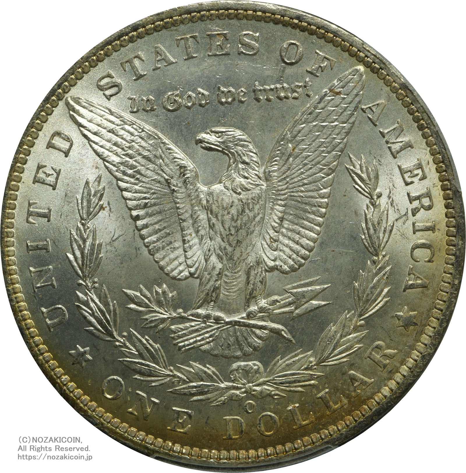 アメリカ 1ドル銀貨 1885年O PCGS MS65 001 – 野崎コイン