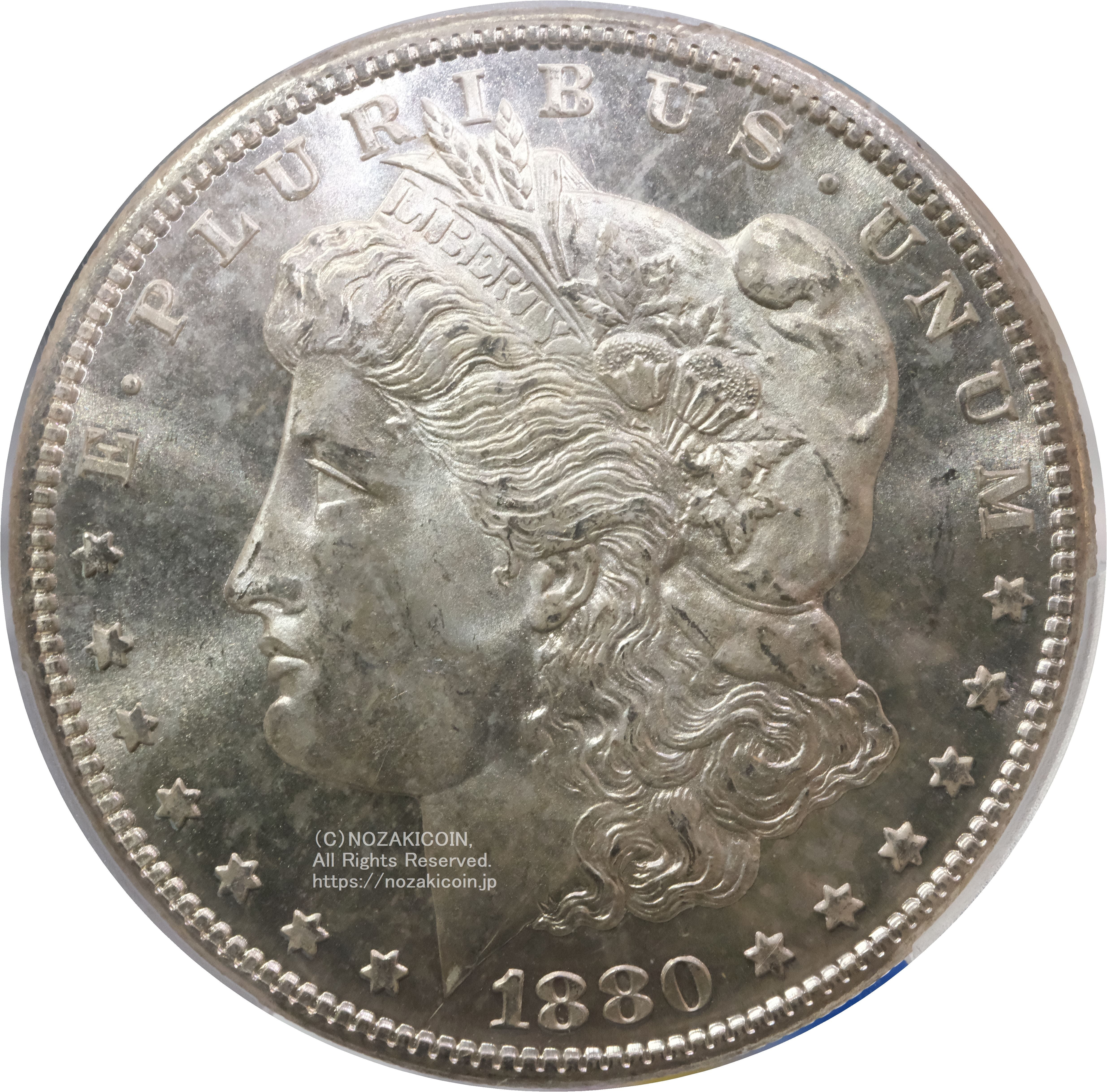 アメリカ 1ドル銀貨 1880年S PCGS MS66 780 – 野崎コイン