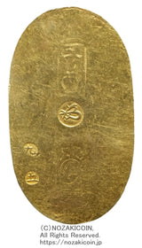 万延小判は万延元年～慶応3年(1860～1867)まで鋳造されました。品位は金574 / 銀426 量目3.3g です。小型で雛小判とも呼ばれます。鑑定書(令和8年3月31日)・桐箱付き。