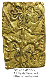 宝永一分判金は宝永7年から正徳4年(1710～1714)に鋳造されました。
品位 金834 / 銀166 量目 2.3g
鑑定書（令和8年4月7日）