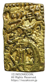 宝永一分判金は宝永7年から正徳4年(1710～1714)に鋳造されました。
品位 金834 / 銀166 量目 2.4g
鑑定書（令和8年4月7日）