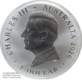 2026年 オーストラリアコアラ銀貨 1ドル
純銀1オンス
カプセル封入