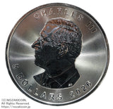 2026年 カナダメイプルリーフ銀貨 5ドル
純銀1オンス
カプセル封入