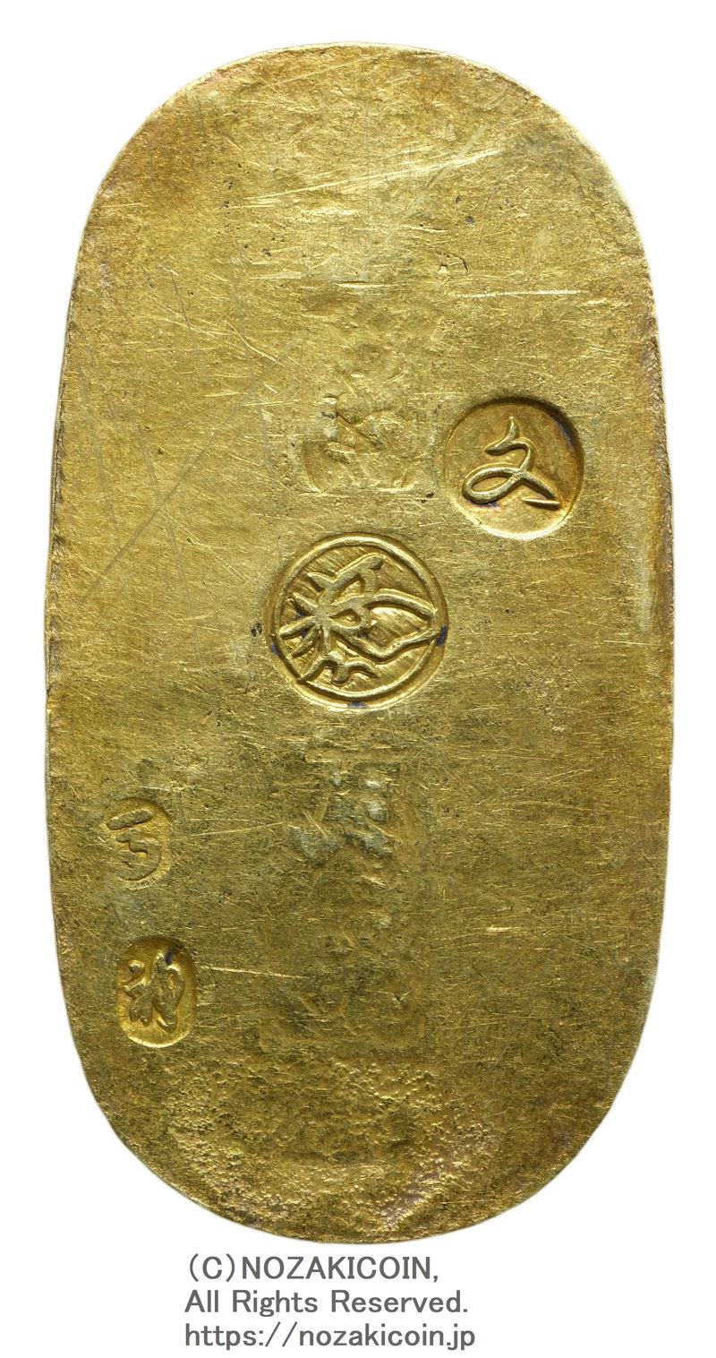 文政小判金 背刻印 馬神 七福小判 鑑定書付 491 – 野崎コイン