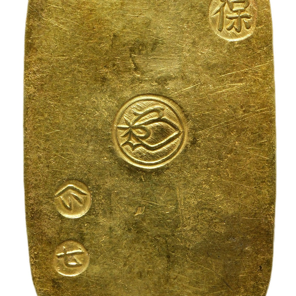 天保小判金 背刻印 へい七 鑑定書付 255 – 野崎コイン