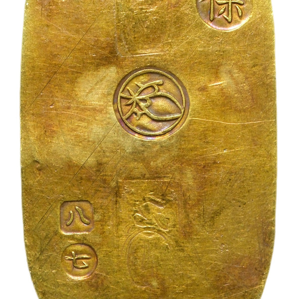天保小判金 背刻印 八七 鑑定書付 420 – 野崎コイン
