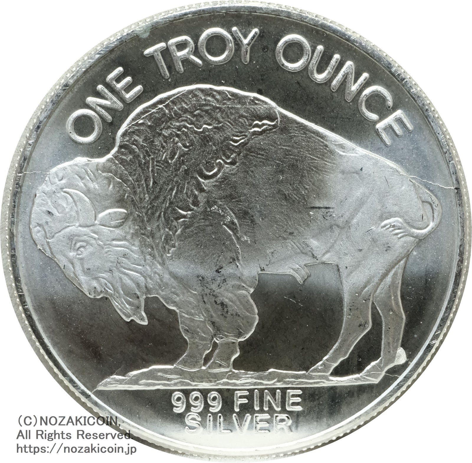 アメリカ 1オンス銀メダル バッファローとインディアン – 野崎コイン