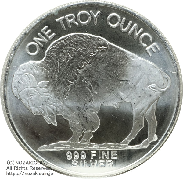 アメリカ 1オンス銀メダル バッファローとインディアン – 野崎コイン