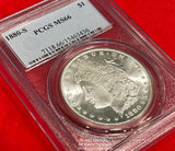 アメリカ　1ドル銀貨　1880年S　PCGS MS66 - 野崎コイン
