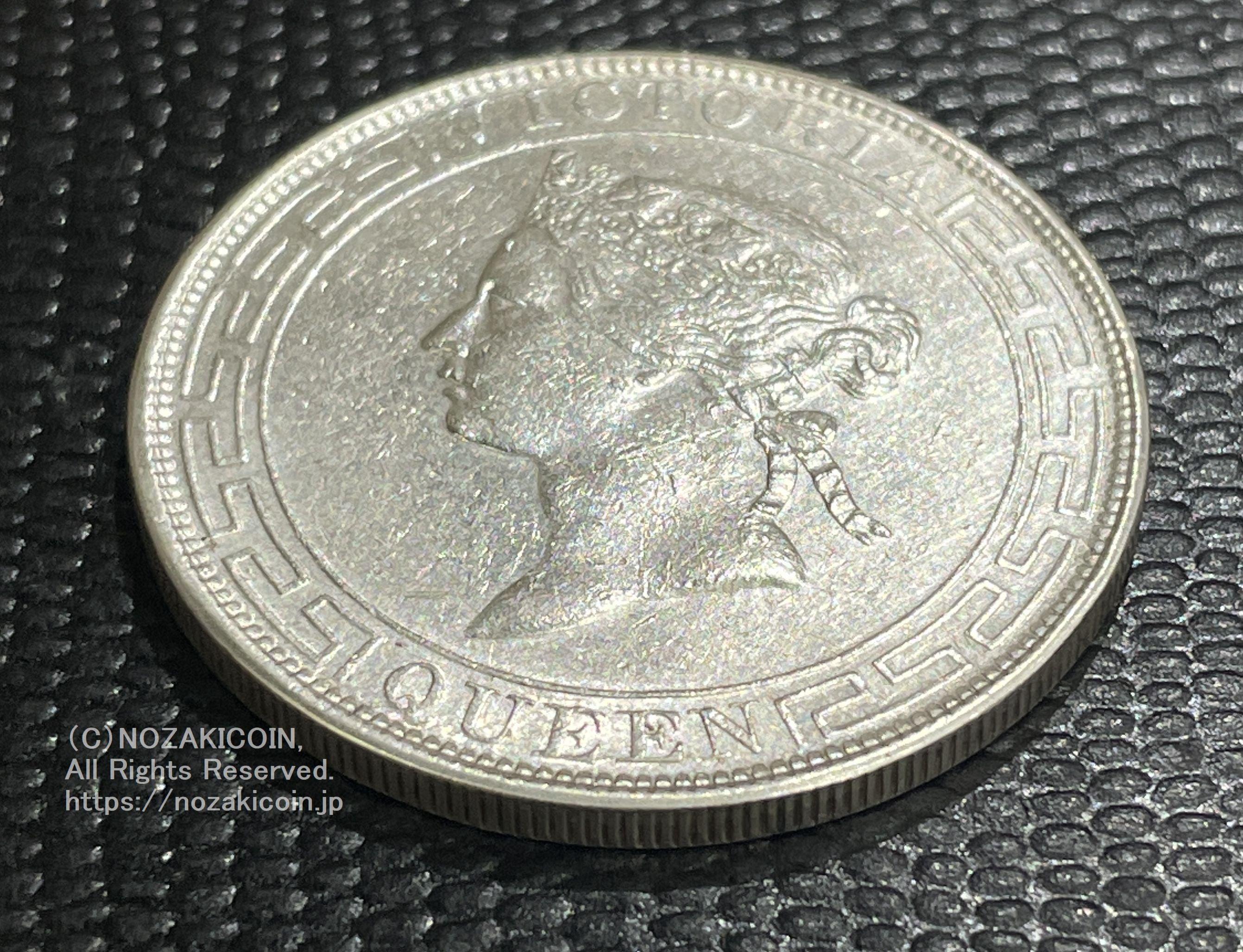 アメリカ　ビーナス銀貨1868年