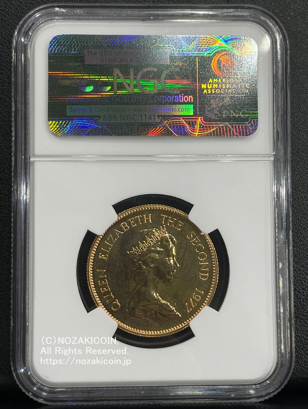 香港 1000ドル金貨 蛇年 1977年 NGC MS67 045 – 野崎コイン