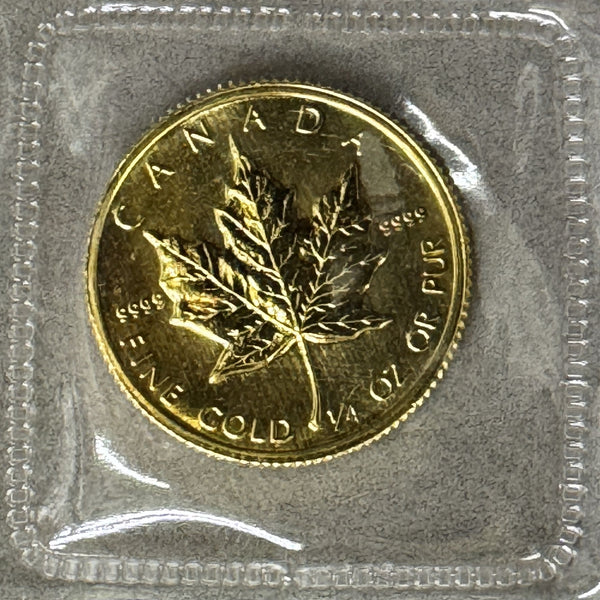 カナダ メイプルリーフ金貨 10ドル 1984年 – 野崎コイン