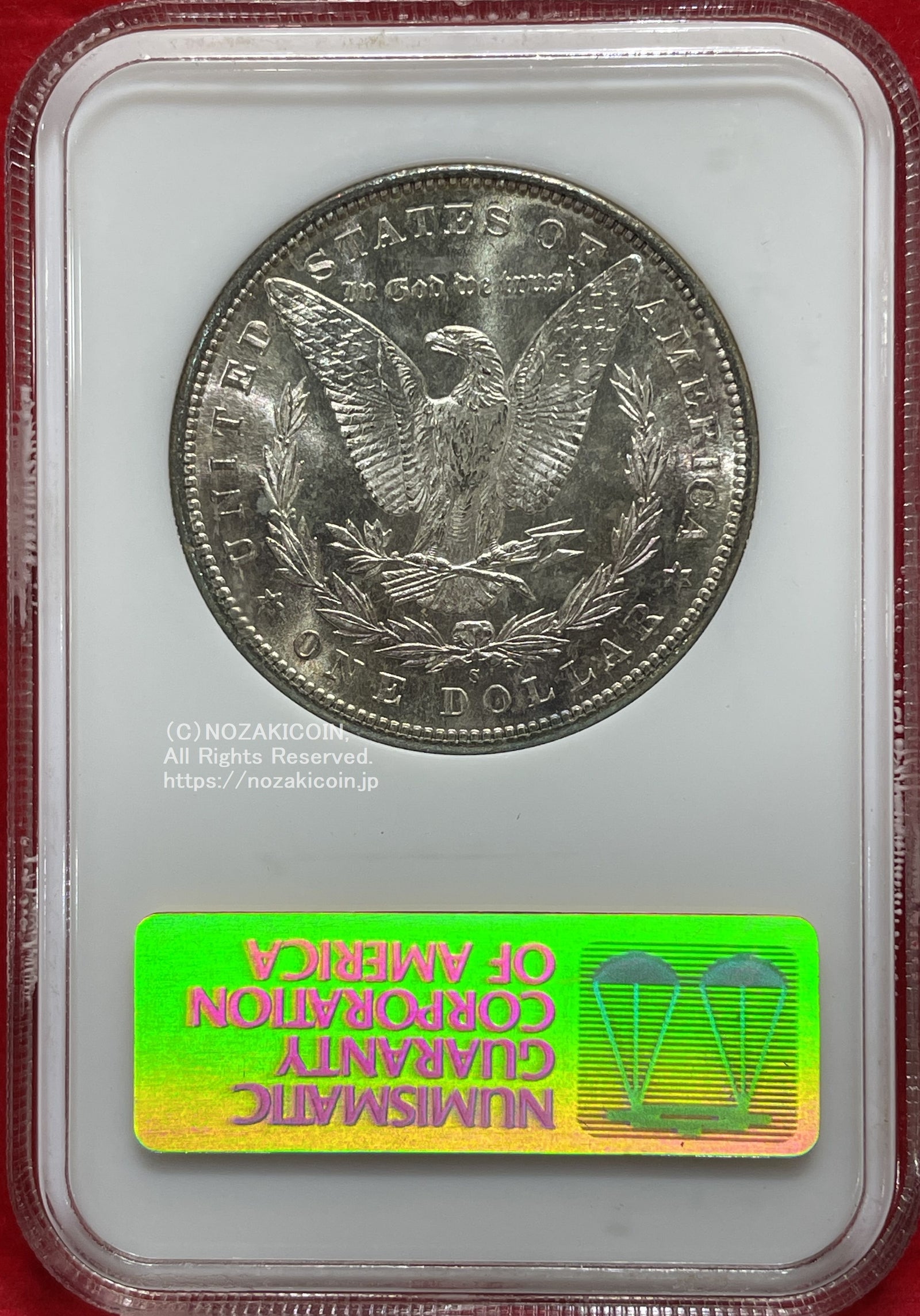 アメリカ 1ドル銀貨 1881年S NGC MS65 050 – 野崎コイン