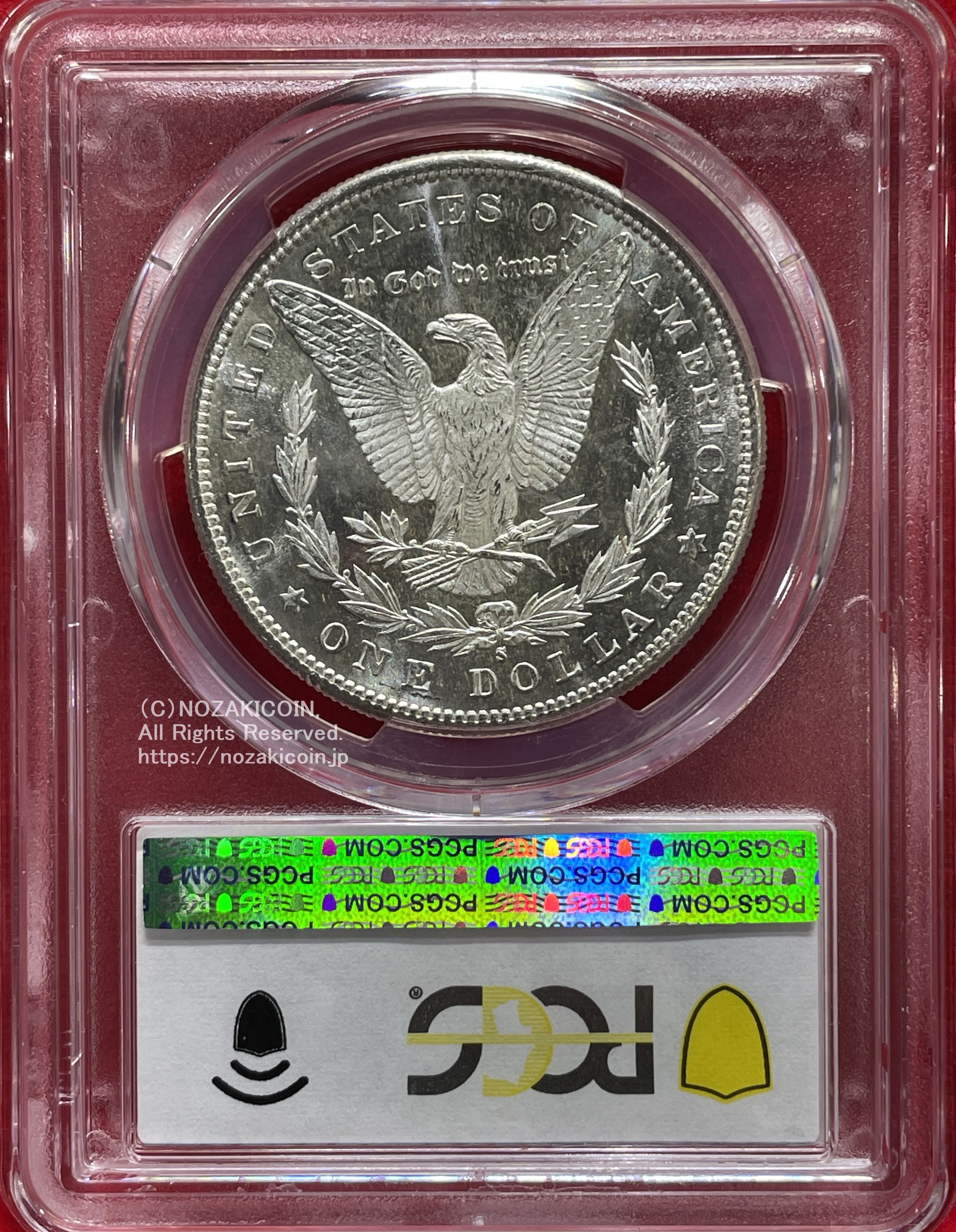 アメリカ 1ドル銀貨 1881年S PCGS MS65 602 – 野崎コイン