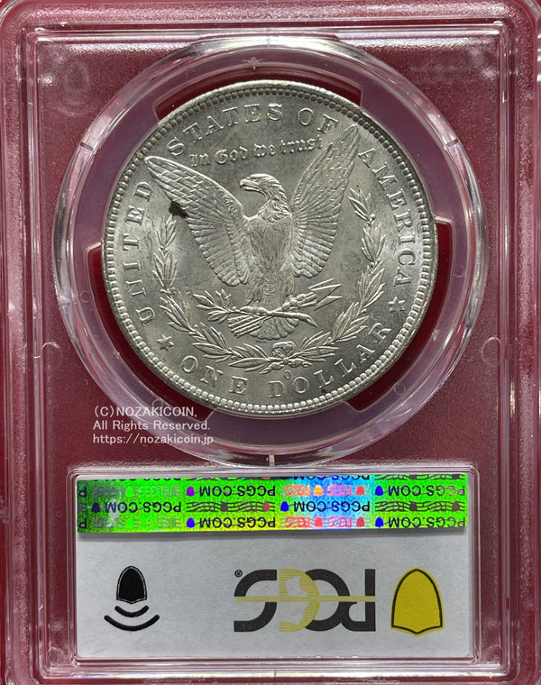 アメリカ　1ドル銀貨　1885年O　PCGS MS65　999