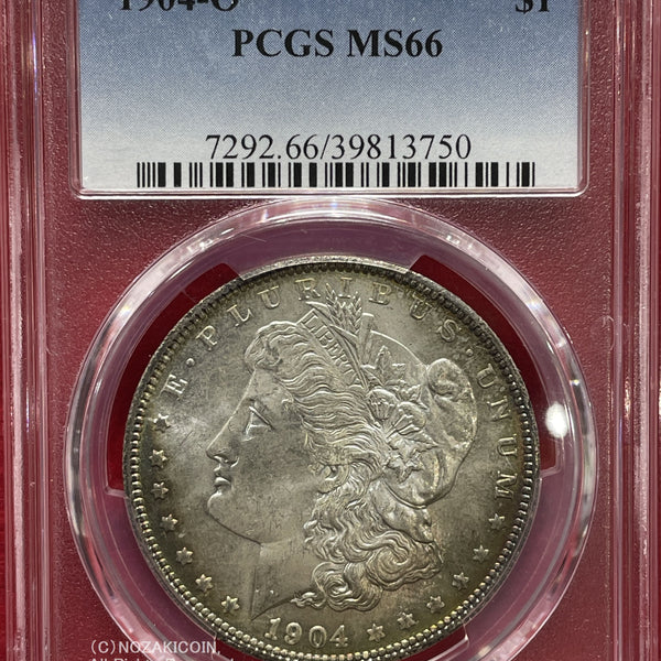 アメリカ 1ドル銀貨 1904年O PCGS MS66 750 – 野崎コイン