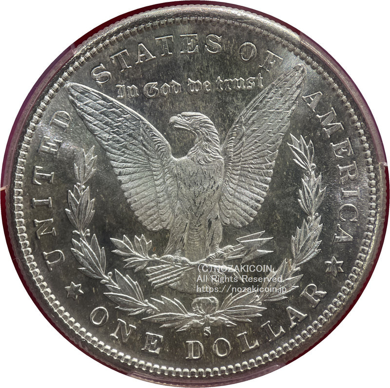 アメリカ　1ドル銀貨　1881年S　PCGS MS65　602