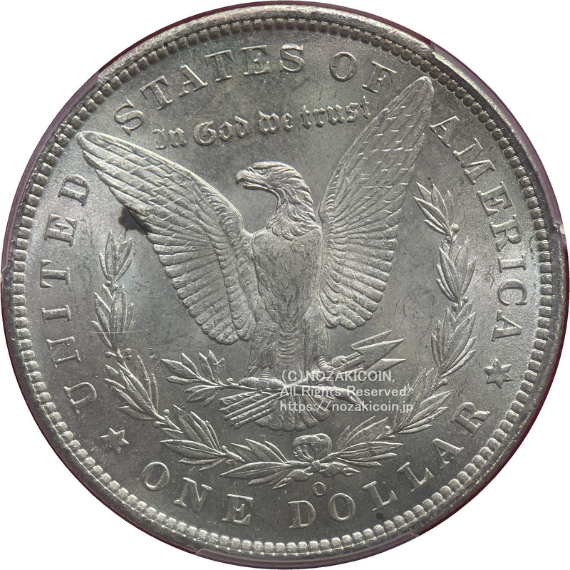 アメリカ　1ドル銀貨　1885年O　PCGS MS65　999