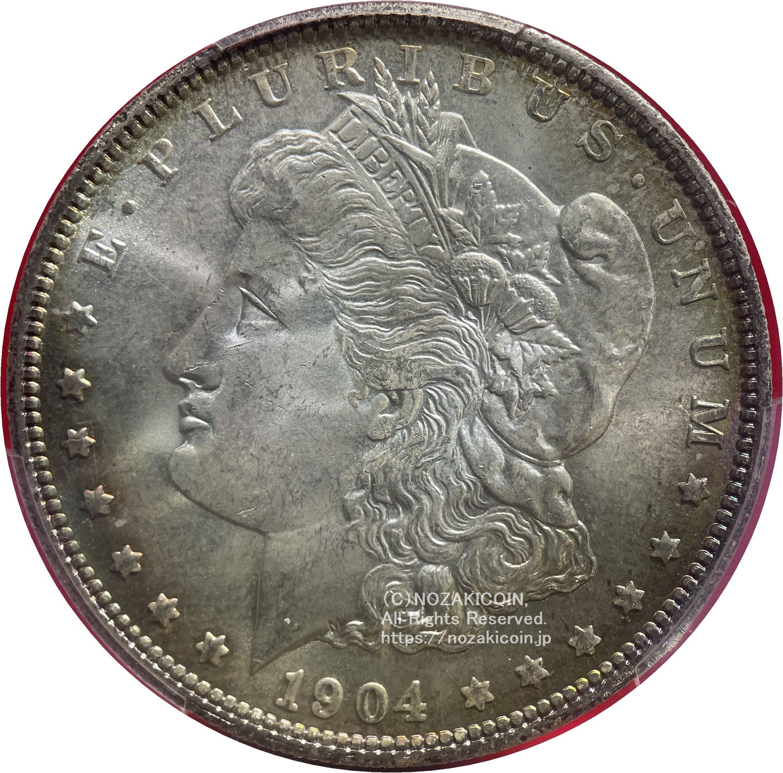 アメリカ 1ドル銀貨 1904年O PCGS MS66 750 – 野崎コイン