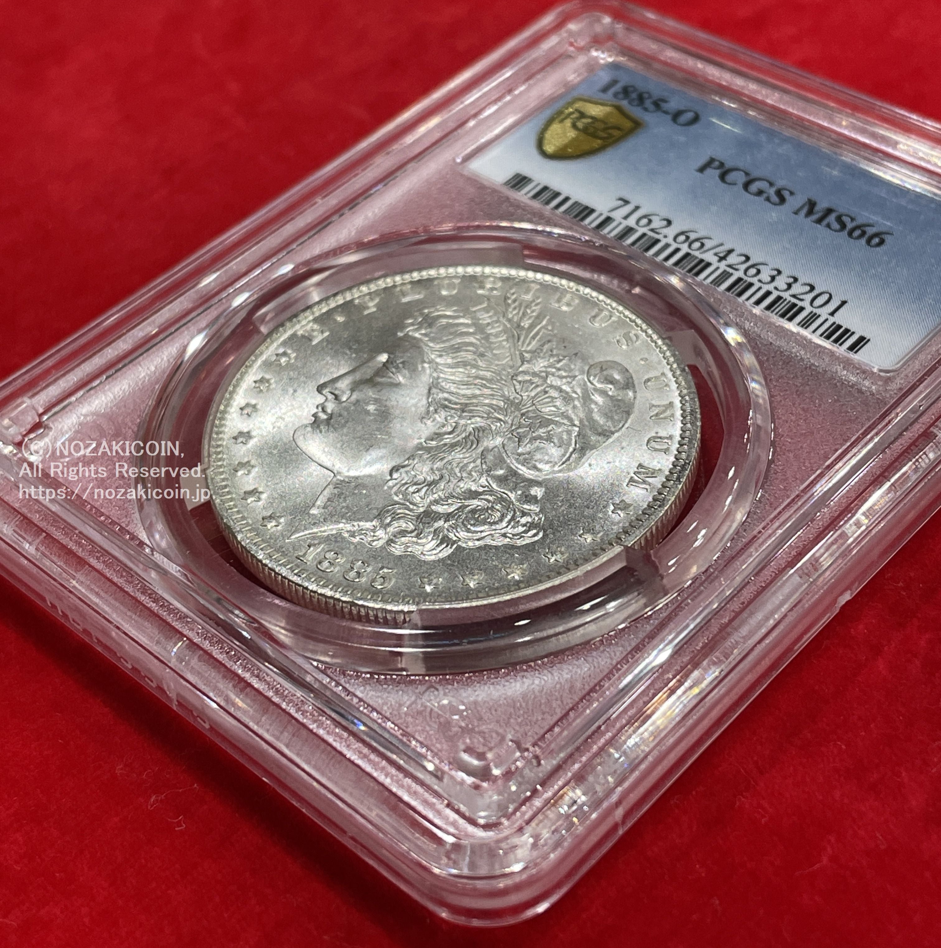 アメリカ 1ドル銀貨 1880年S PCGS MS66 746 – 野崎コイン