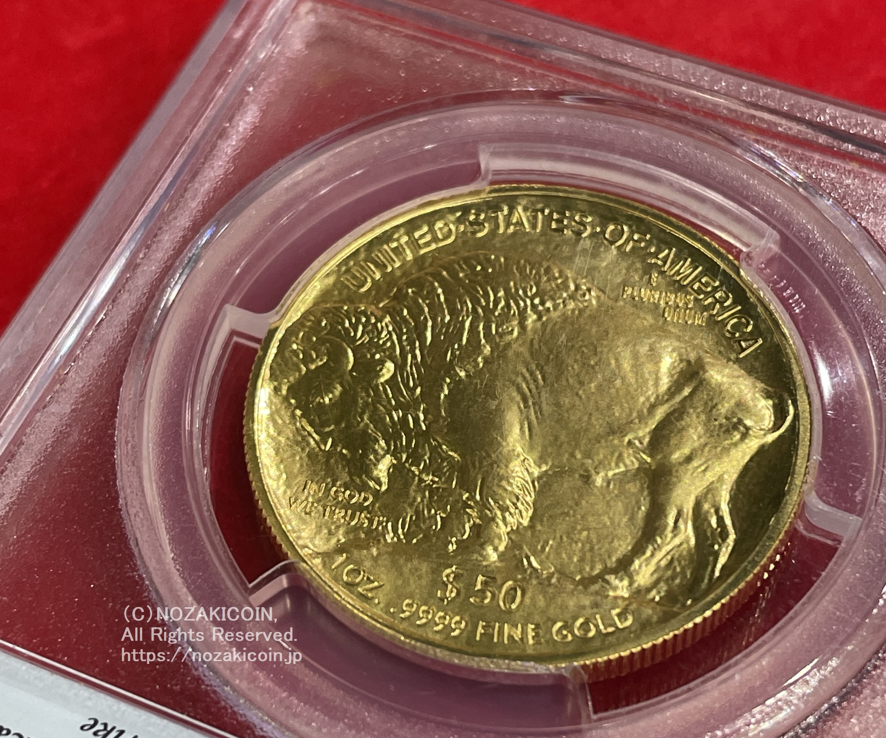 アメリカ 50ドル金貨 バッファロー 2015年 PCGS MS70 175 – 野崎コイン