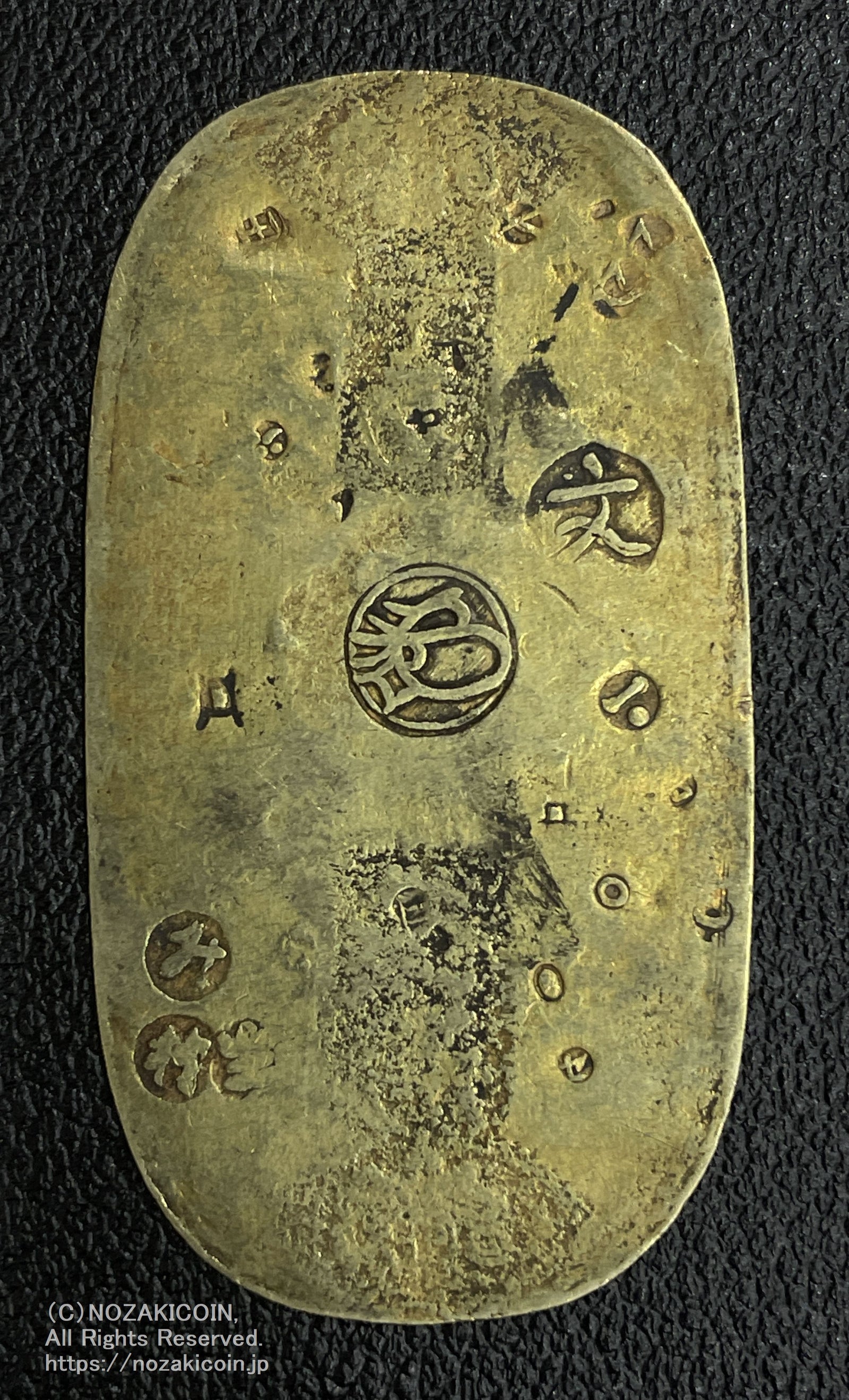 元文小判金 背刻印 み村 鑑定書付 376 – 野崎コイン