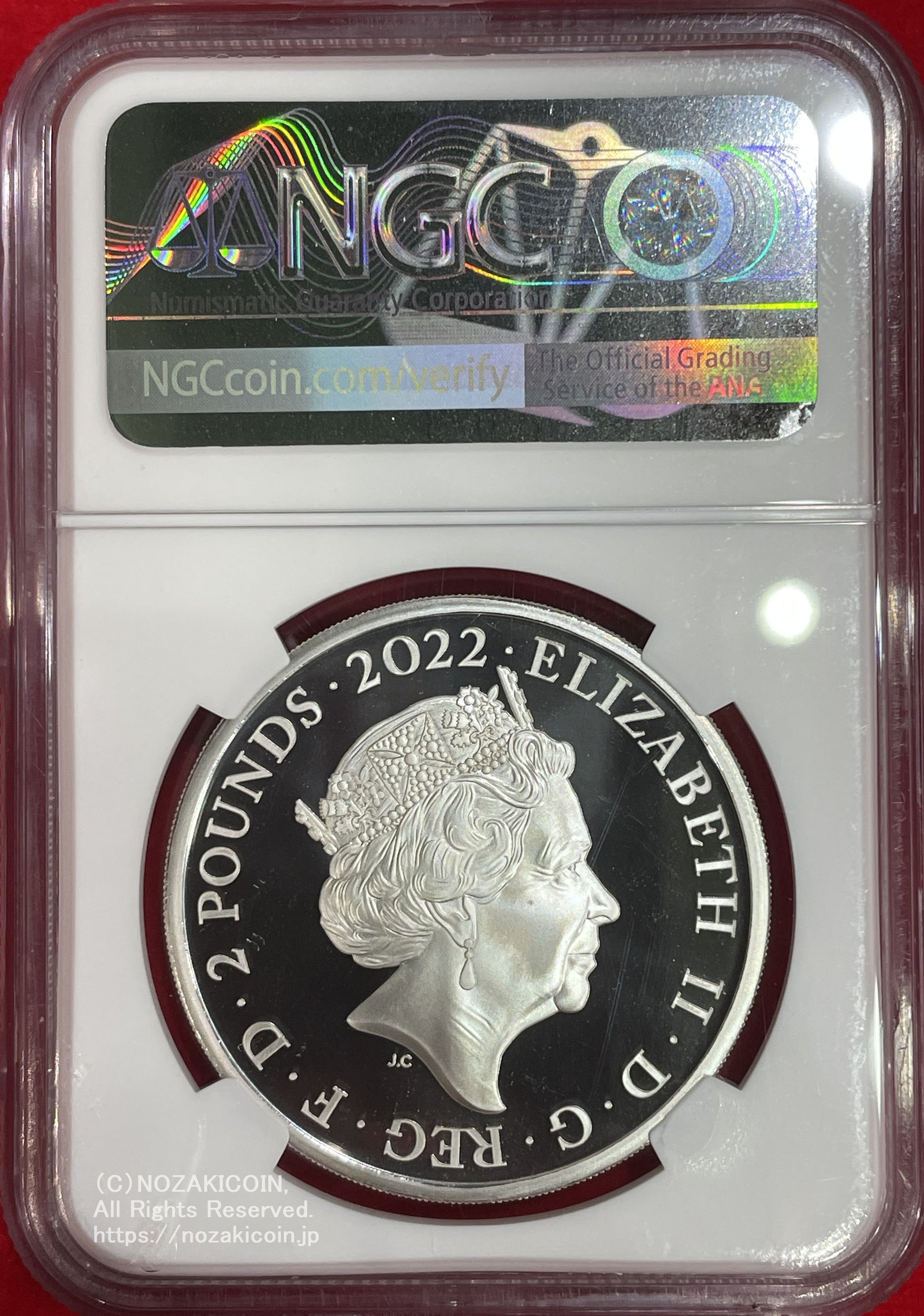 無料配達 イギリス 英国君主コレクション 2022年 1オンス 2ポンド銀貨 その他