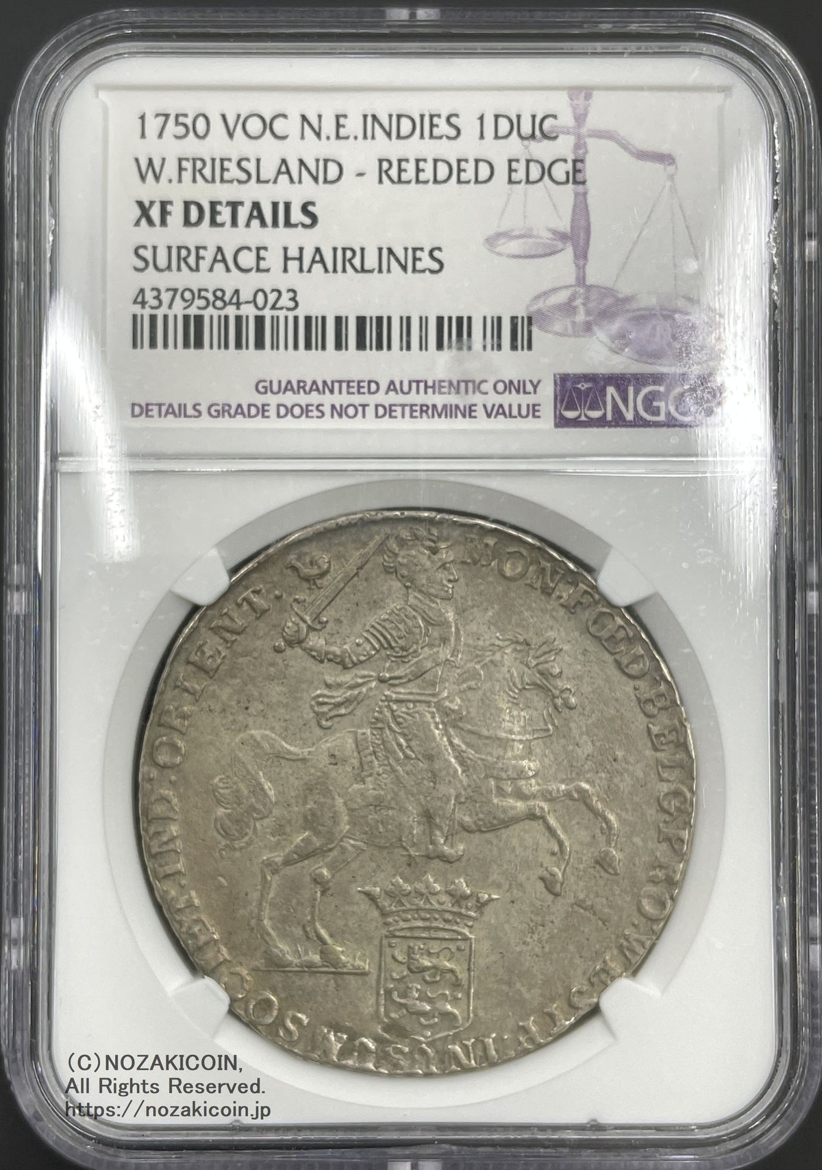 NGC UNC D 1941S オランダ領インド 1/4G銀貨 imgrc0085544773.jpg