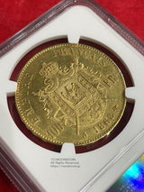 1868A FRANCE G100F NGC AU58