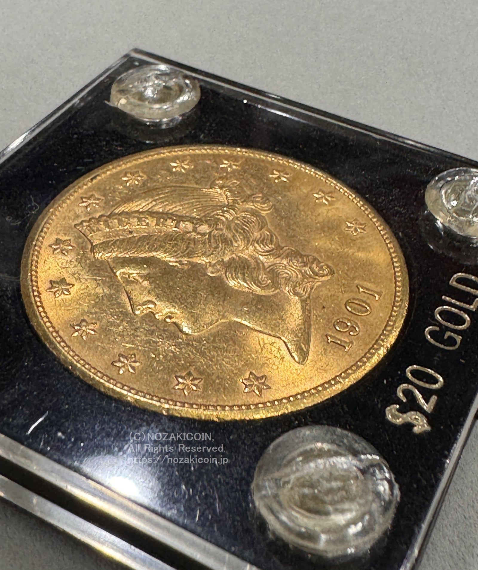 古銭　アメリカコイン　 $20ドル リバティヘッド 金貨　1893年　詳細不明 アンティークコイン アメリカ 20ドル金貨リバティヘッド1893-S