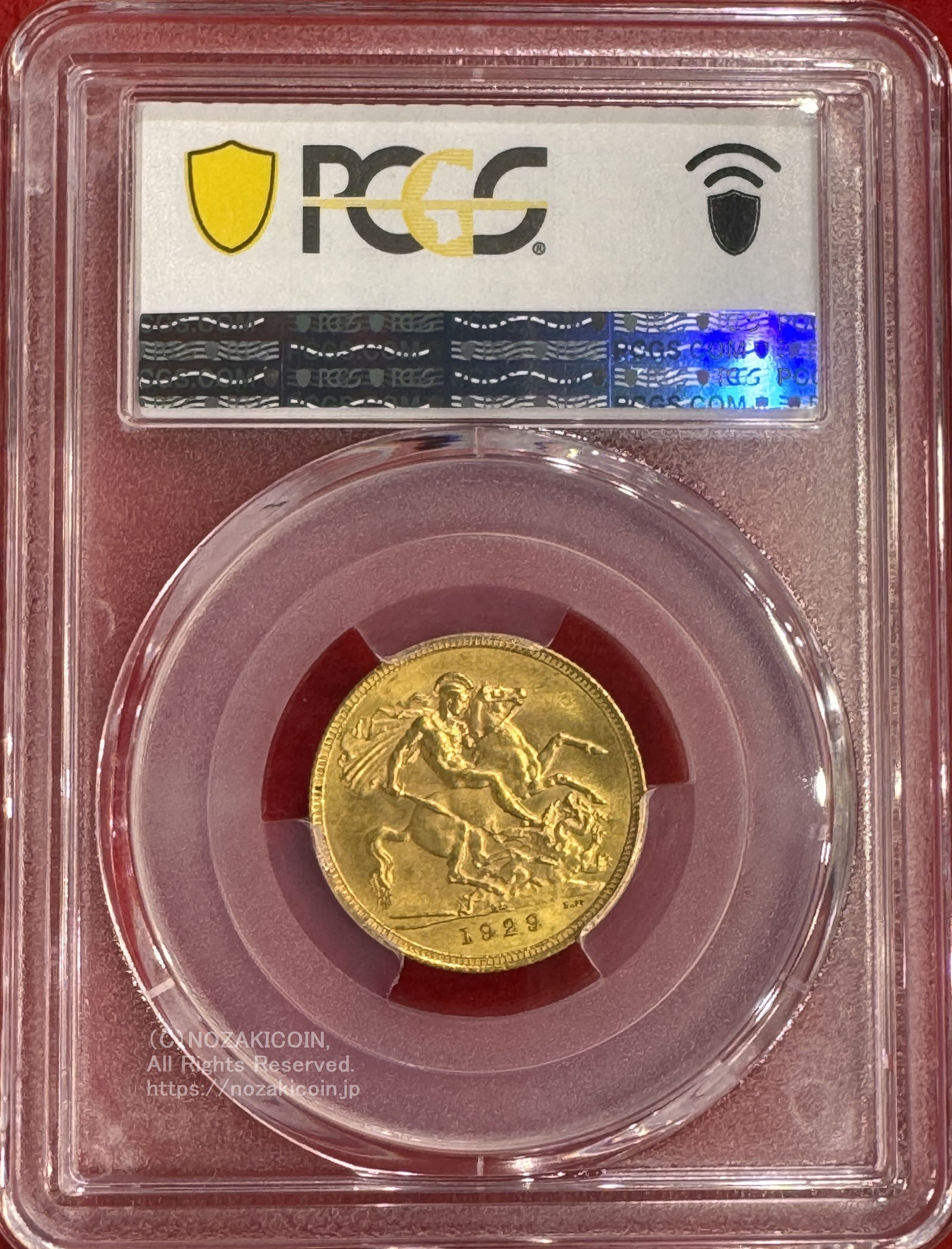 英国南アフリカ 1927年 ジョージ5世 ソブリン 金貨収蔵品放出 未使用超美品 イギリス Great Britain ジョージ5世 1ソブリン金貨 1925年 NGC MS65