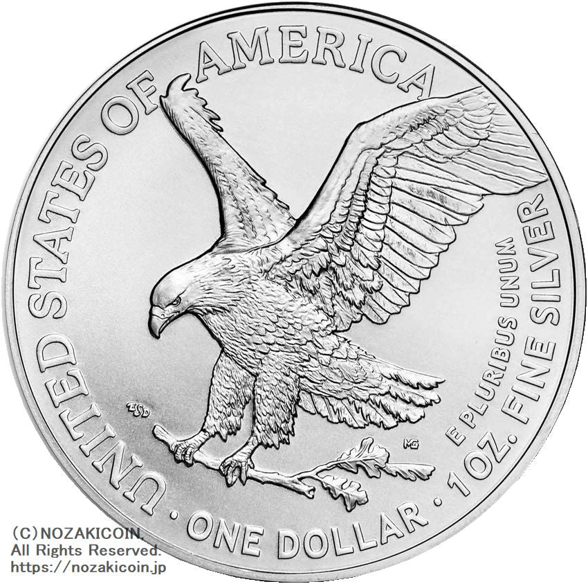 2024年 アメリカ　イーグル銀貨　1ドル アメリカ 1ドル銀貨 イーグル 2024年 – 野崎コイン