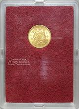新5円金貨 明治30年(1897) 発行枚数 111,776枚 直径 16.96mm 品位 金900 / 銅100 量目4.17g