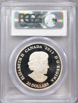 メープルリーフ
プルーフ未使用
Canada 2013 Maple Leaf Impression
PCGS PR69DCAM