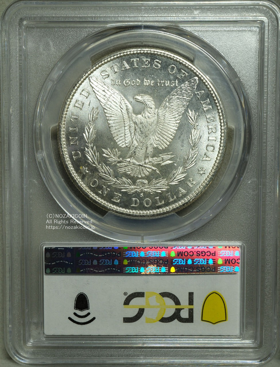アメリカ 1ドル銀貨 1880年S PCGS MS66 780 – 野崎コイン