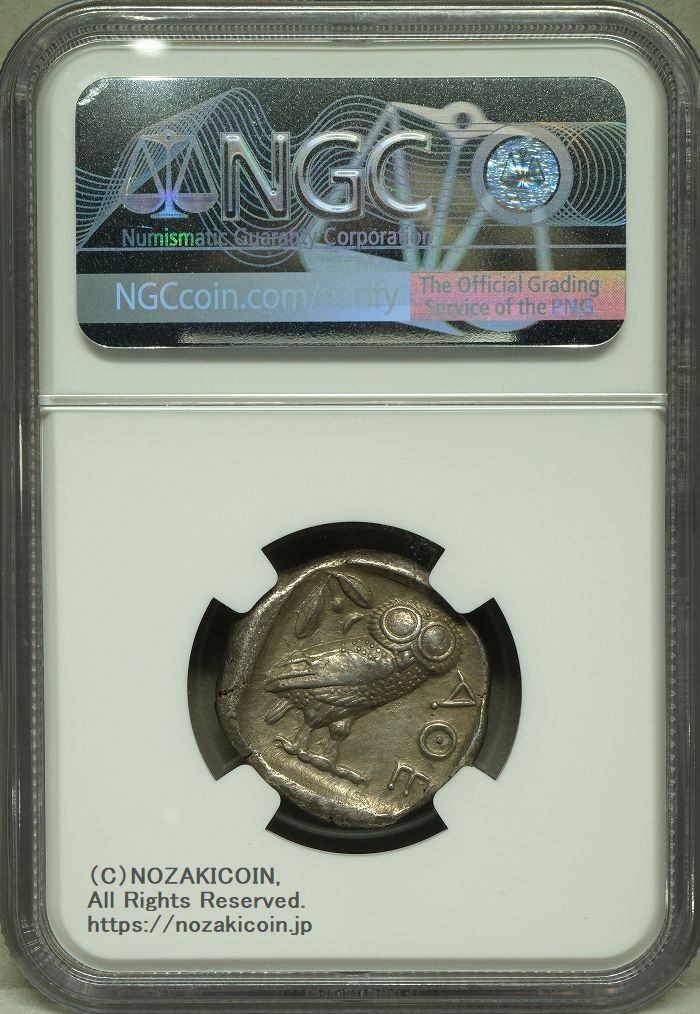 古代ギリシャ アッティカ-アテネ 440-404BCテトラドラクマ銀貨 17.09g