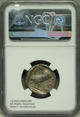古代ギリシャ アッティカ-アテネ 440-404BCテトラドラクマ銀貨 17.09g NGC XF