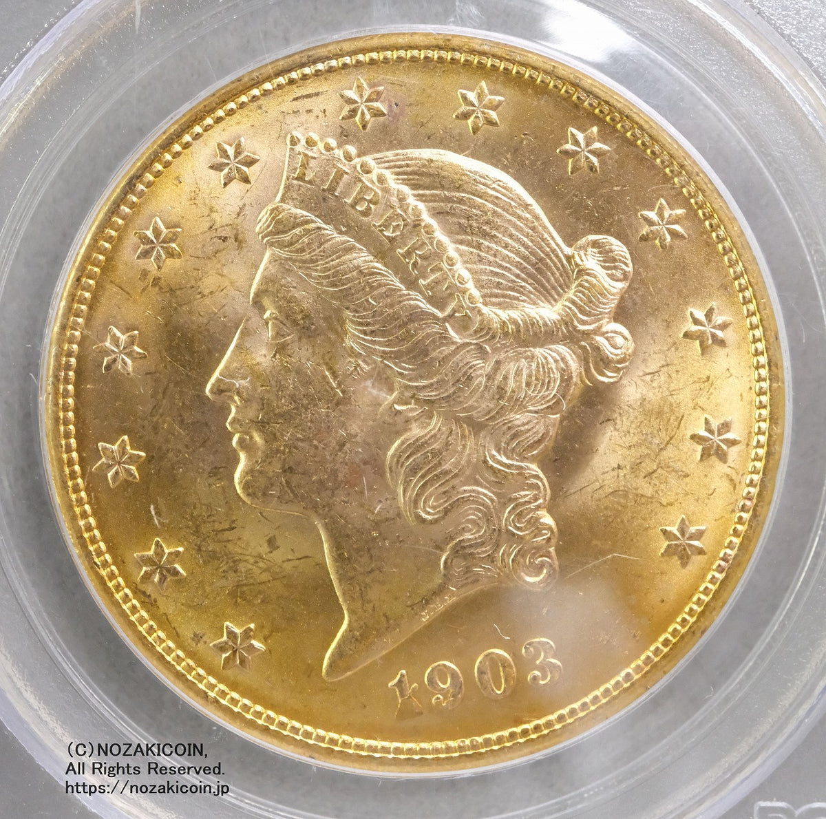 ドル　様 アンティークコイン アメリカ 20ドル金貨リバティヘッド1884-S