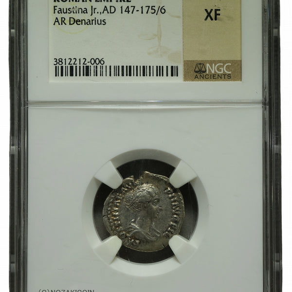 ローマ帝国 AD147-175/6 デナリウス銀貨 NGC XF – 野崎コイン